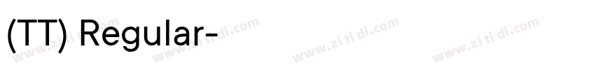 华文细黑(TT) Regular字体转换